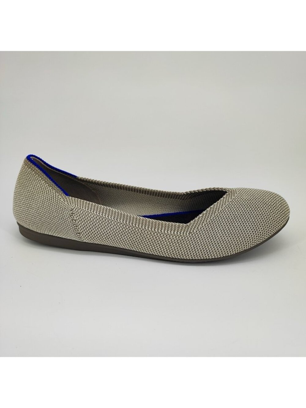 Rothy's The Flat Women’s Size 6 Shoes Textile Gray Ballet Flats Slip On